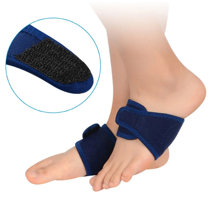 Breathable Elastic Rubber Gel Foot Pain Relief High Arch Orthotics Bandage 1 pcs 