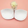 Wholesale Small Flying Wing Soft Bra Cup White Accessories Breathable Bra Pad For Dress