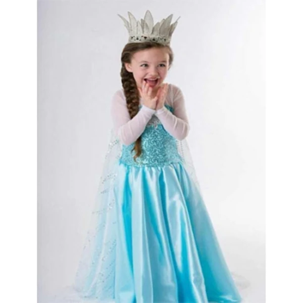 Asult Queen Elsa Sequins Lace Dress - Buy Elsa Lace Dress,Elsa Sequins Lace Dress,Queen Elsa 