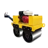Double drum variable plunger pump road roller