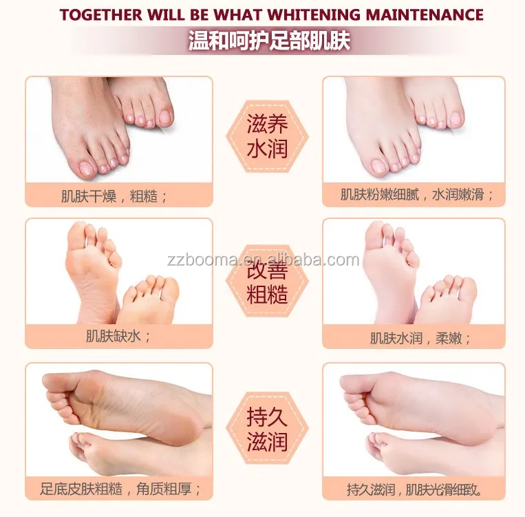 2019 Amazon Wholesale Organic foot hand peeling mask for hand moisturizing and whitening .JPG
