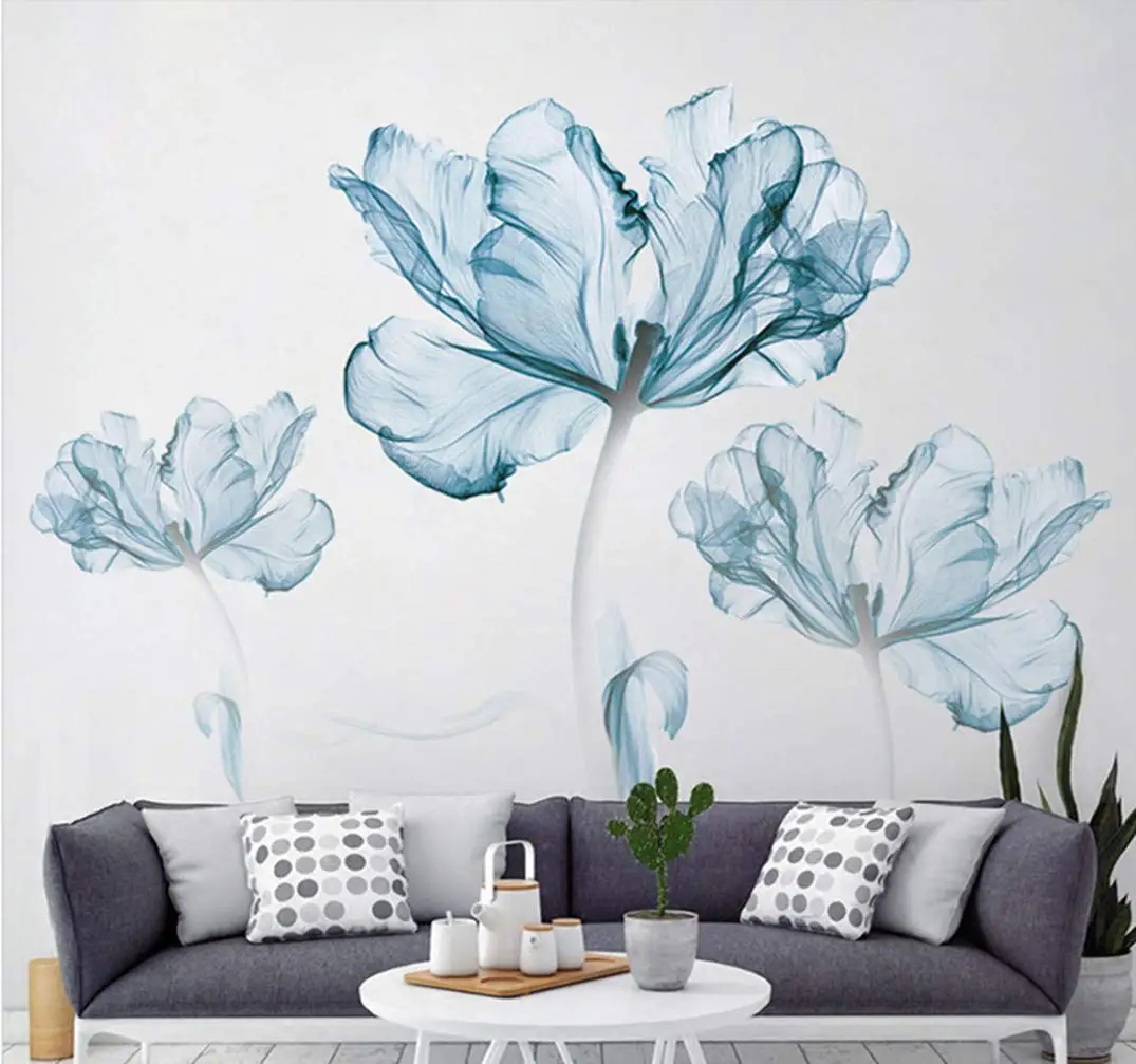 Featured image of post Flower Wall Painting Images : Modern abstract floral painting bouquet flower oil.