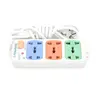 Promotional gifts industrial socket/2 pin plug european standard extension cord/3 way multi electrical extension socket