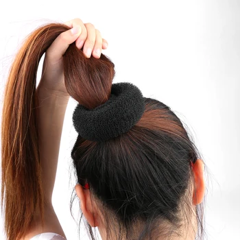 1 Pc New Fashion Elegant Women Lady Magic Shaper Donut Hair Ring