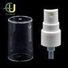 18/410 smooth skirt cosmetic spray pump with External spring and clear over cap