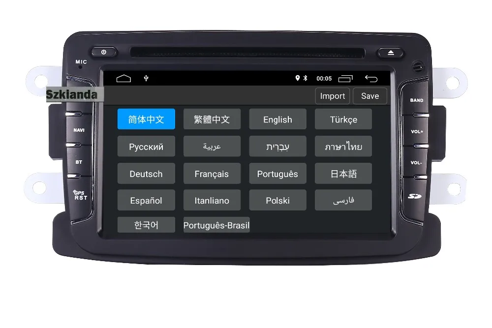 Best 7"android 8.1 car gps navigation For Renault Duster Dacia Sandero Capture Lada Xray 2 Logan 3G WIFI bsd radio stereo multimedia 9