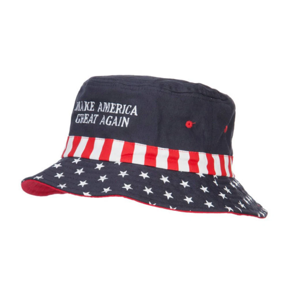 flag bucket hat