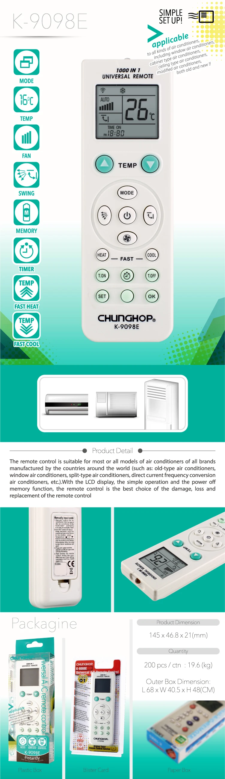 Chunghop k 9098e инструкция Chunghop k 9098e инструкция