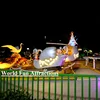 16 seats Backyard spin tackle mini roller coaster for outdoor playground