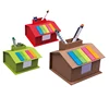 PCSN009 Promotional Custom Logo Printing Sticky Notes Folding Memo Cube