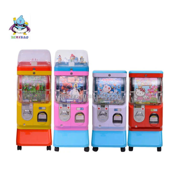 Mini Spielautomat Gashapon Machine Spielzeug Maschine mit Licht und 