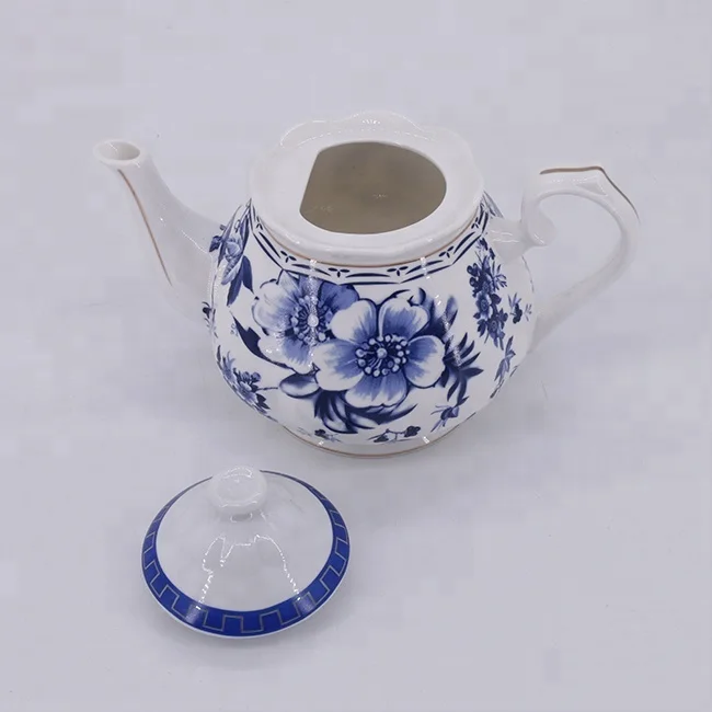 Wholesale 17pcs Blue And White Porcelain Royal Albert China Tea Sets