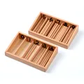 Family Version Baby Toy Spindle Box With 45 Spindles Montessori Mathematics Learning and Education Educational Toys