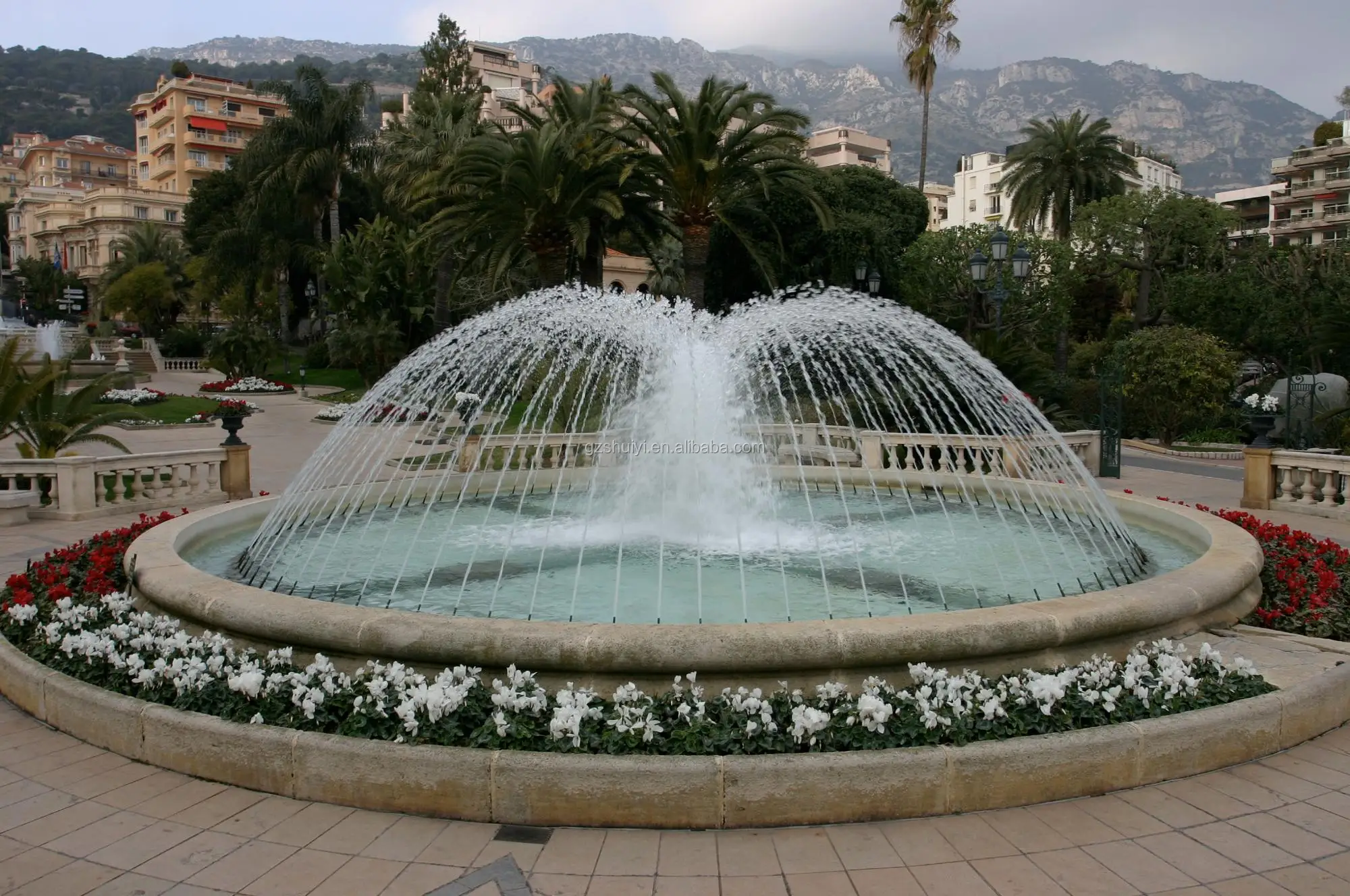 garden fountain