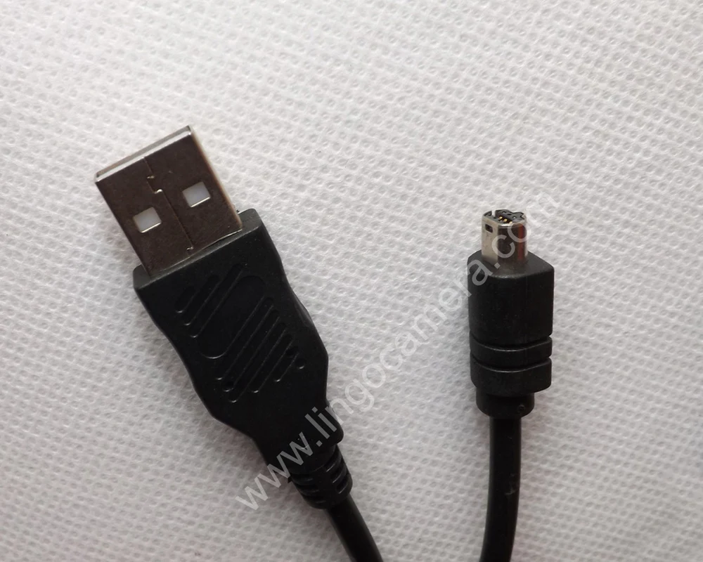 System-S 50cm 8-pin USB Spina A USB A Cavo Dati per Nikon Coolpix S8100