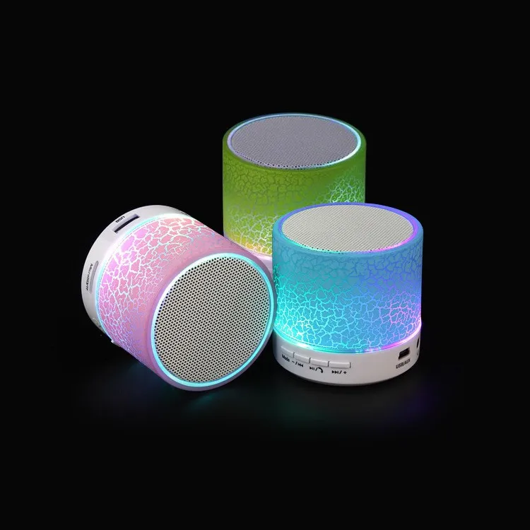 A9 Led Bluetooth Mini Speakers Hands Free Portable Music Player With Tf Card Mic Usb Audio