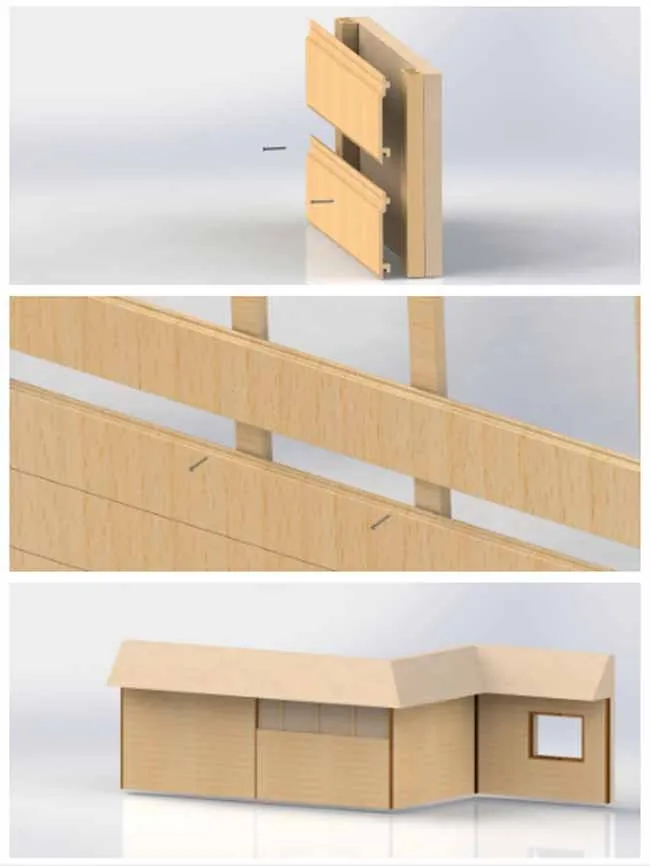 New Technology Fireproof Outdoor Wall Covering Decorative Wall Board