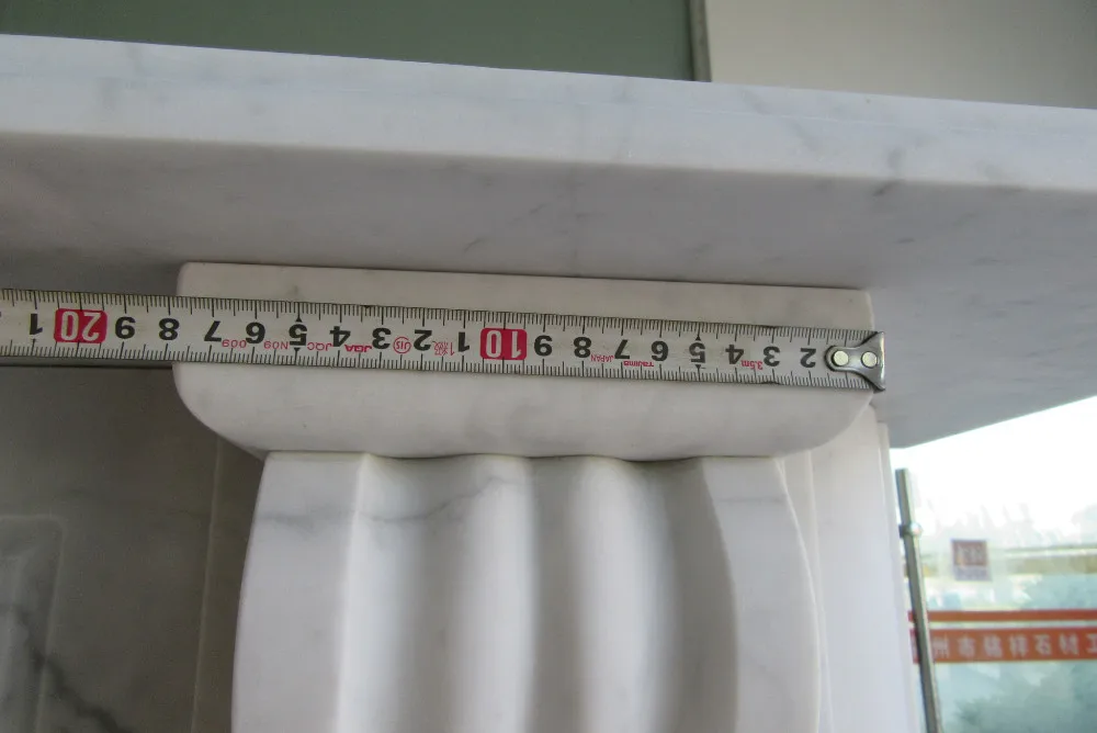 Chimenea De Mármol Blanco De Carrara - Buy Chimenea De Mármol Blanco