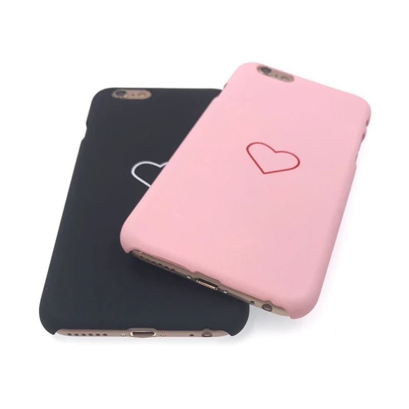 Voorkeur Promoten verdacht Love Heart Painted Phone Case For Iphone 6 Case Fashion Couples Back Cover  Ultra Thin Hard Pc Cases For 6s 6 Plus Bag - Buy Tpu Soft Case Cover,Tpu  Case For Nexus