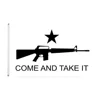 Wholesale 100% Polyester 3x5ft Stock M4 Assault Rifle Come And Take It Flag