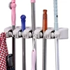 High quality Mop and Broom Holder Wall Closet Mounted Household Tool and Garage Storage Organization Racks Hooks