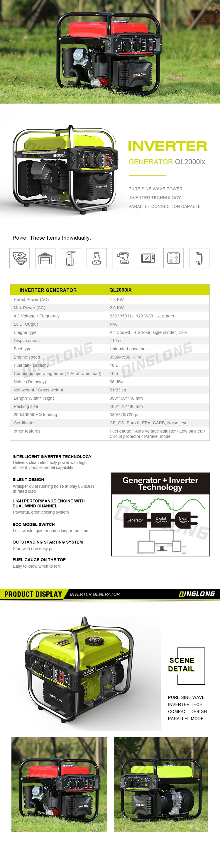 used japanese generators