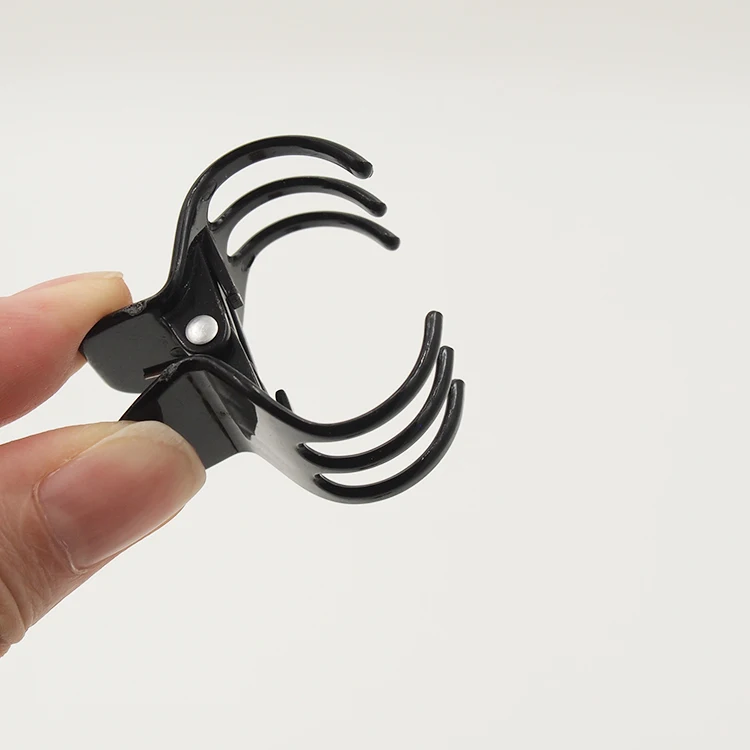Black Hair Accessories Decorative Hair Claw Clips - Buy Hair Claw Clip ...