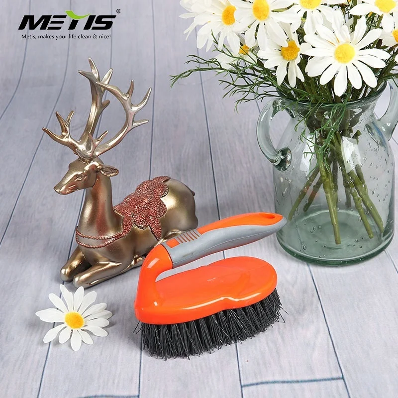 
9028 plastic scrub floor cleaning brush with TPR handle 