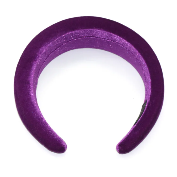4cm Width Velvet Sponge Hairband Women Alice Foam Headbands Hair