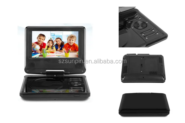 7 Inch Big Lots Portable Dvd Player,Laptop Dvd Player Tv Support Usb Sd
