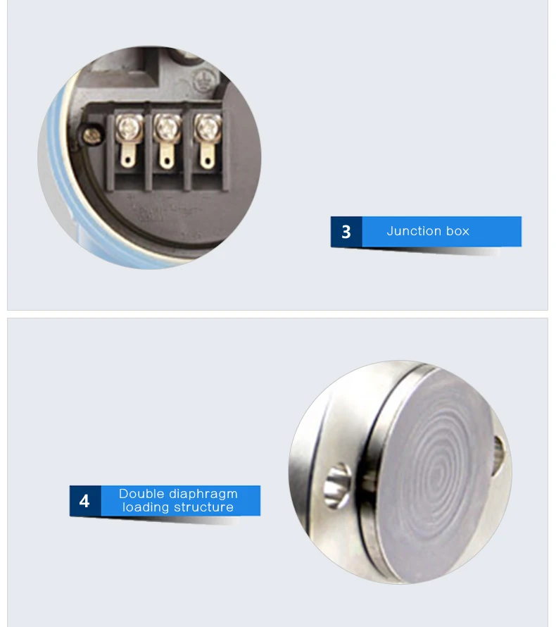 Sanitary Water Oil Tank Level Sensor Transmitter Food Grade Level