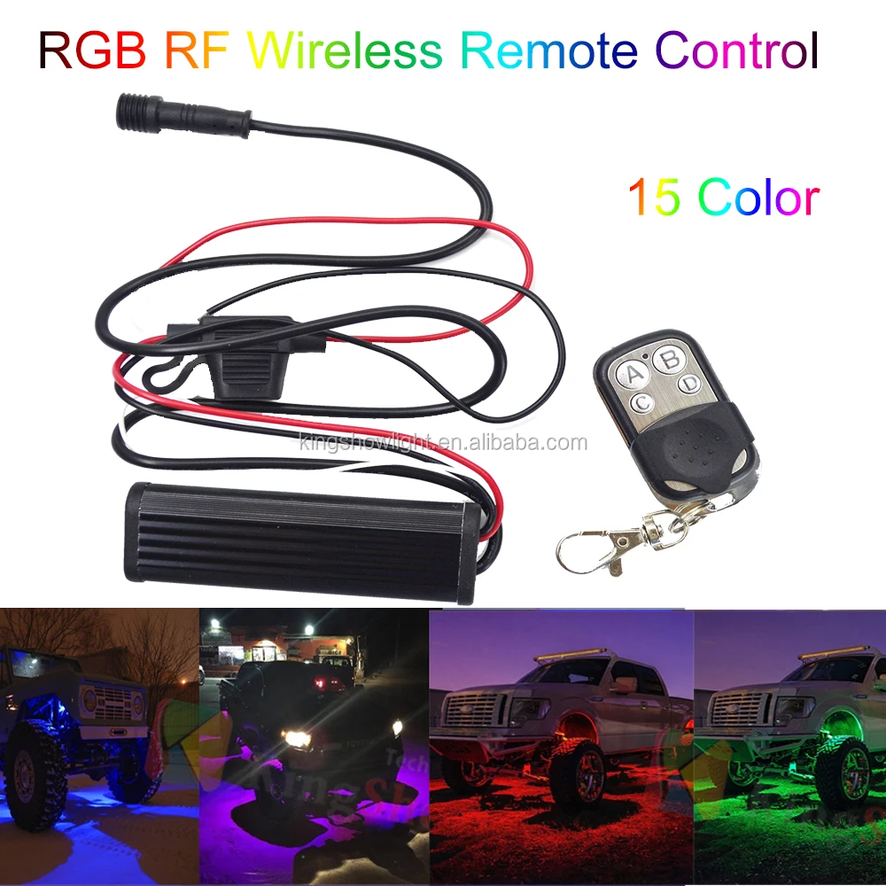 12v waterproof Wireless LED rock Light Remote Controller