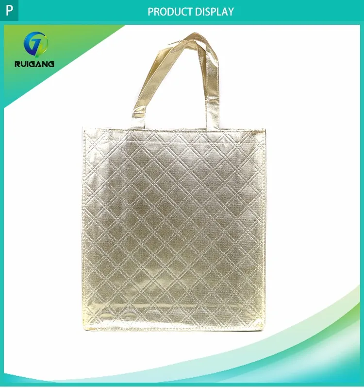 Fashion Style Embossed Laser Non Woven Cloth Packaging Bag Buy