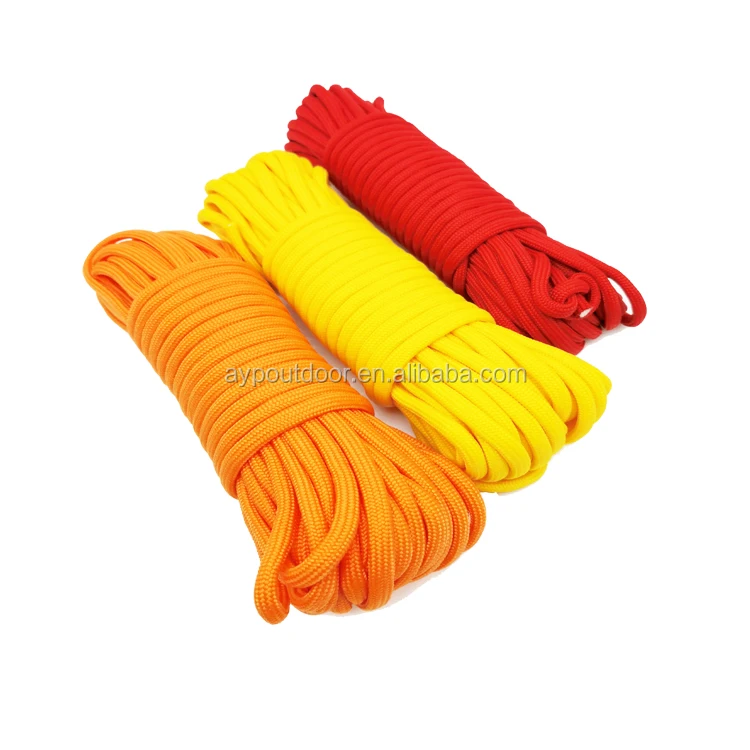 Cheap Climbing Rope Nylon Polyester 550 Parachute Cord Spool 1000 Ft