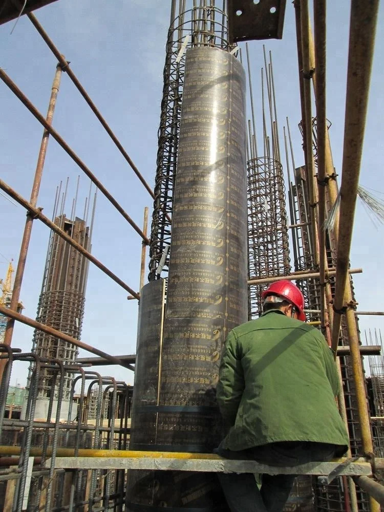 Film Faced Plywood Round Column Concrete Tube Forms Buy Concrete Forms,Round Column Form,Round