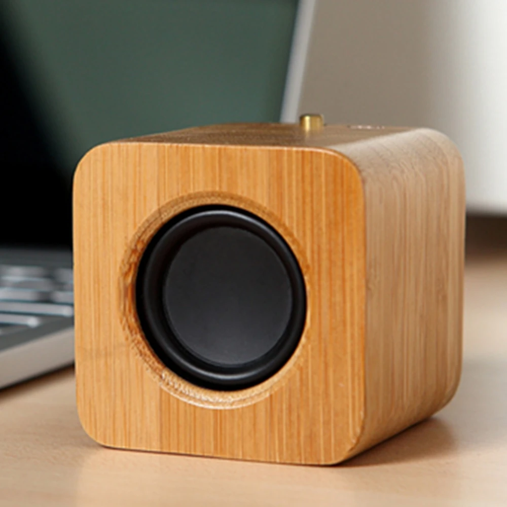 wooden portable speaker