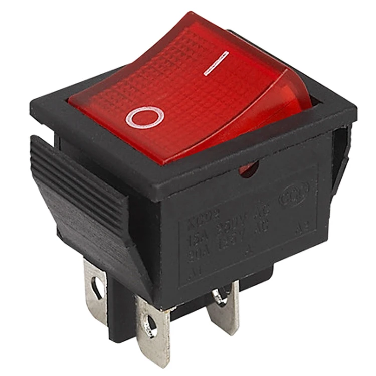 Ip65 Waterproof 6pins Dpdt Lighted Rocker Switch - Buy Lighted Rocker ...