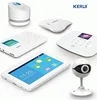 Smart wireless 7 inch TFT color display WIFI GSM home burglar security Kerui alarm system