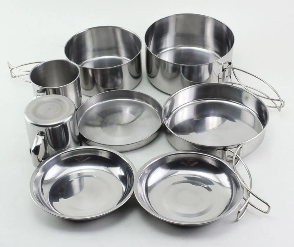 stainless steel kitchenware set