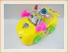 sweet candy toys, clear plastic candy box,kids pull string cartoon police car toy