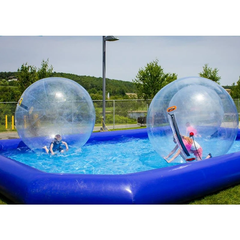 Custom Giant Strand Plastic Speelgoed Ballen Transparante Mensgerichte Hamster Pvc Opblaasbare Water Lopen Bal