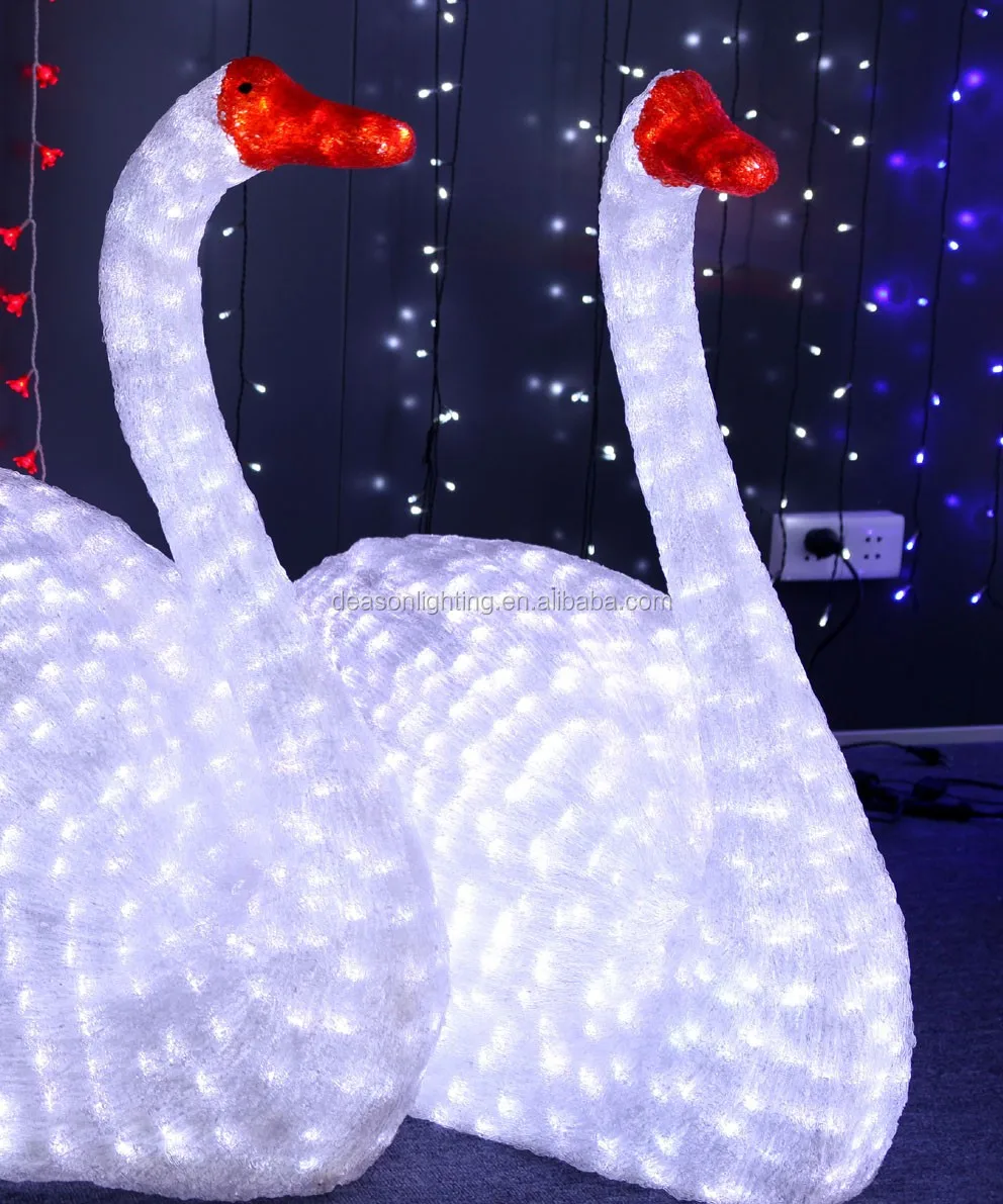 Lighted Swan For Outdoor Decoration Buy Led Swan Light,Lighted Swan,Led Christmas Swan Motif