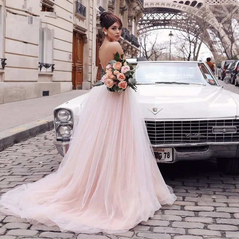 blush bridal gowns