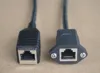 LAN RJ45 female/female wall plate cable assemblies