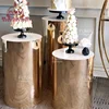 Mirror glass metal frame party wedding cake display stand