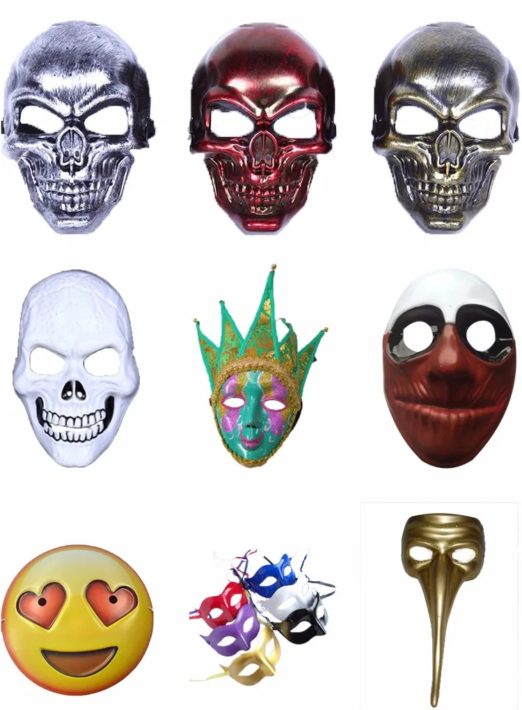 Halloween Mask Hard Plastic Mask Cartoon Party Plastic Masks - Buy ...