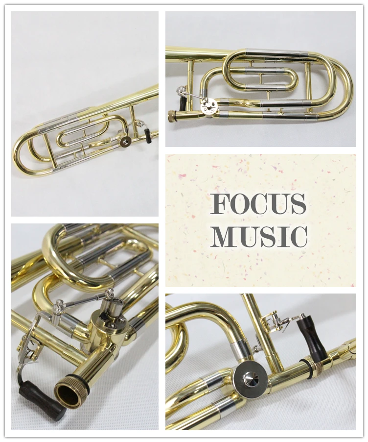 Professional Orchestra Woodwind Wind Instrument Slide Yellow Brass Bell