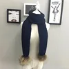 2016 newest fashion 100% real raccoon fur pompom wool knitted women crochet scarf