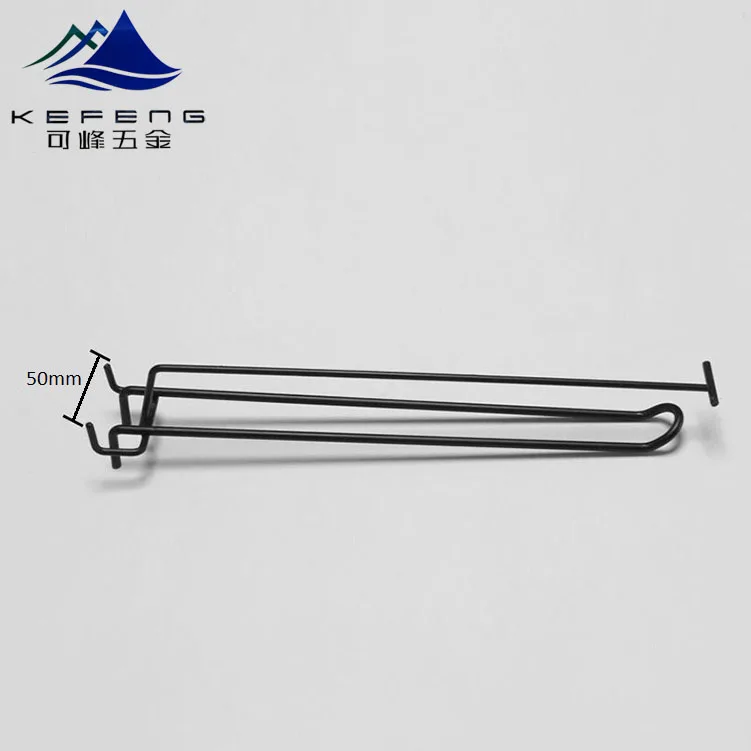 NEW 50 x 200mm //8/" LONG SINGLE PEGBOARD HOOK FITS 25MM PEG WALL BOARD DISPLAY
