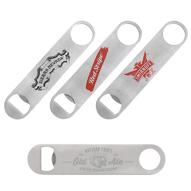 Personalised Any Name Bar Blade Beer Home Pub Cafe Occasion Bottle Opener 5 